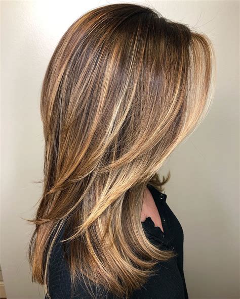 dirty blonde highlights in brown hair|brunette blonde highlights straight hair.